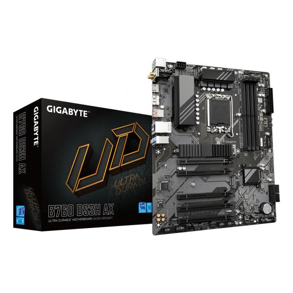 Gigabyte Mb 1700 12/13/14gen. B760 Ds3h Ax 4xddr5 4xsata Wifi Hdmi/dp