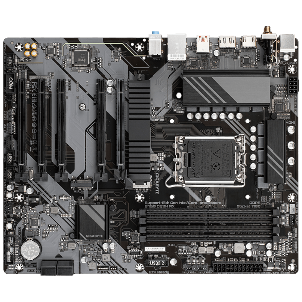 Gigabyte Mb 1700 12/13/14gen. B760 Ds3h Ax 4xddr5 4xsata Wifi Hdmi/dp