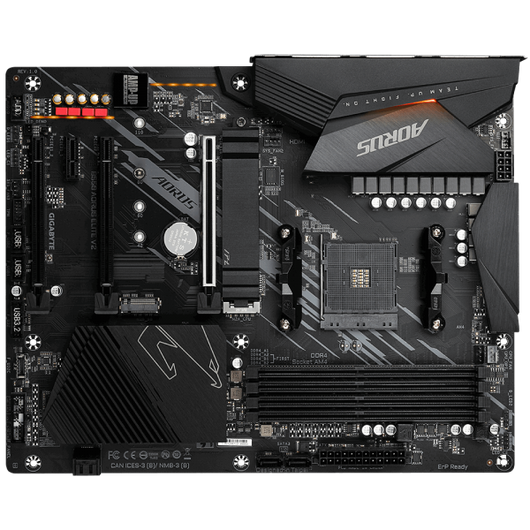 Gigabyte Mb Am4 B550 Aorus Elite V2 4xddr4 4xsata Raid M.2 Rgb Hdmi/dp