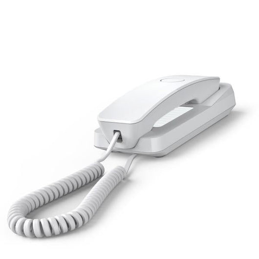 GIGASET DESK 200 (BIANCO) - TELEFONO CORDED - COMPATIBILE CENTRALINI TELEFONICI E APPARECCHI ACUSTICI
