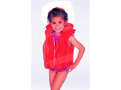 GILET SALVAGENTE NUOTO GONFIABILE DELUXE CM. 50X47