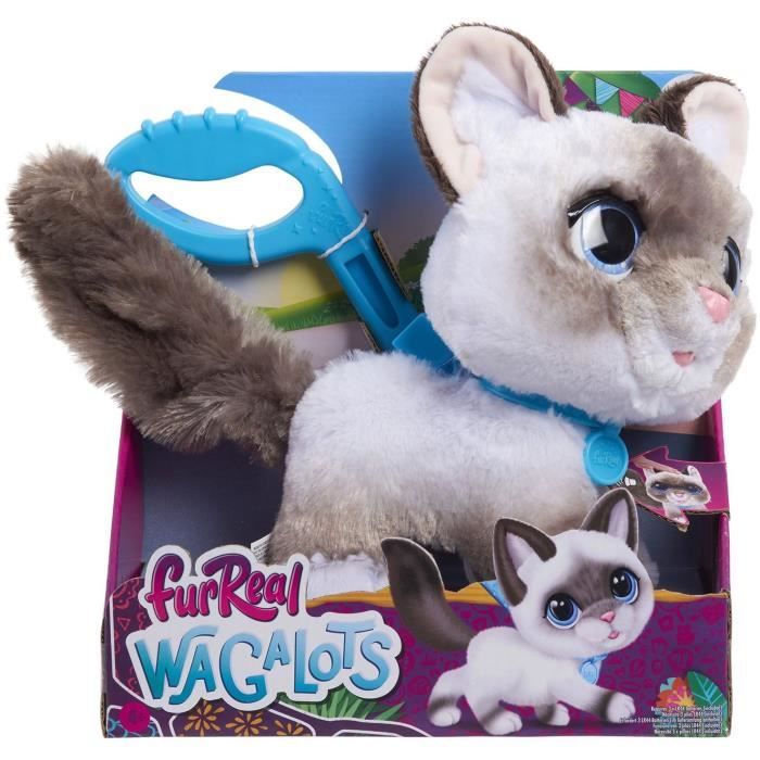 Giocattolo interattivo - FURREAL FRIENDS - Big Walking Kitten 23 cm - Animale interattivo con guinzaglio
