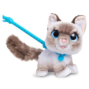 Giocattolo interattivo - FURREAL FRIENDS - Big Walking Kitten 23 cm - Animale interattivo con guinzaglio