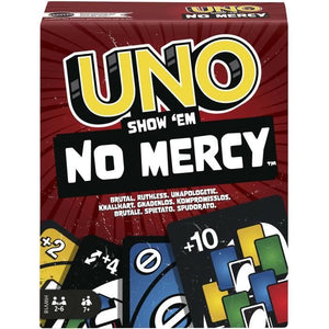 Gioco di carte UNO SHOW EM NO MERCY - MATTEL - HWV18 - 56 carte - Nuove regole spietate