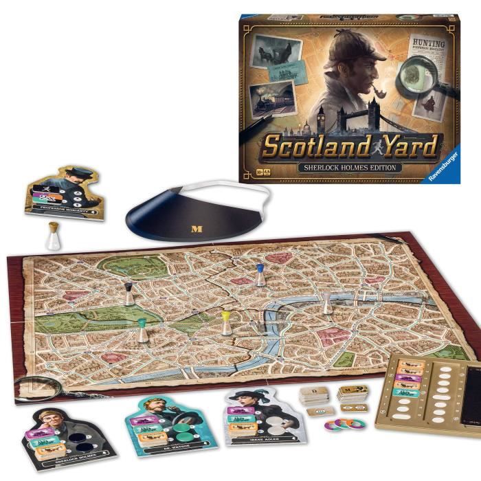 Gioco di strategia Sherlock Holmes di Scotland Yard