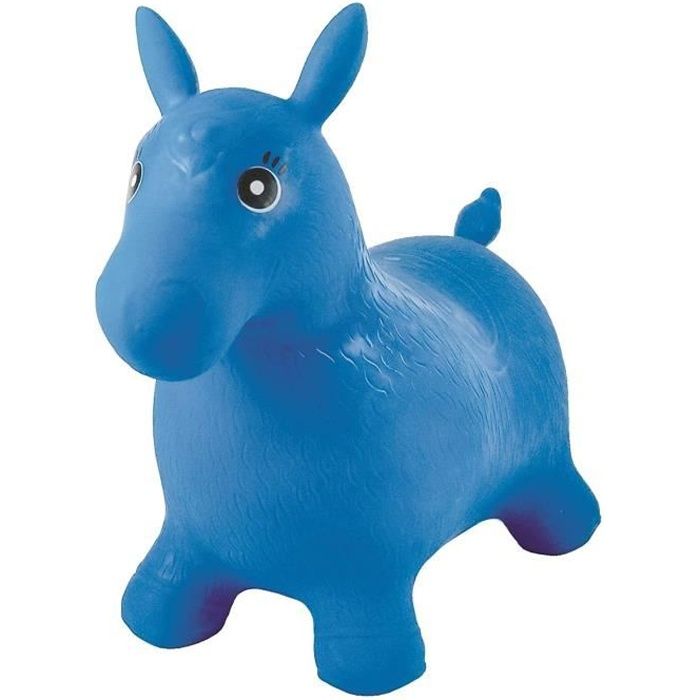 gonfiabile cavallo ponticello blu
