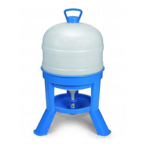 Grande Abbeveratoio a Serbatoio 30 Litri Polipropilene Anti UV Adatto per 35-40 Avicoli Riempimento Superiore Facile Pulizia e Manutenzione