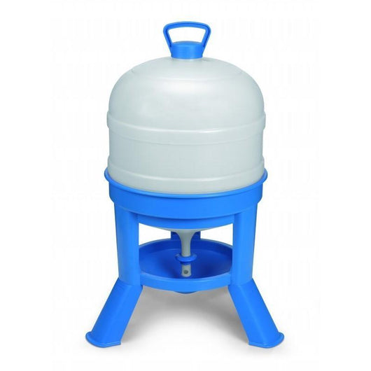 Grande Abbeveratoio a Serbatoio 30 Litri Polipropilene Anti UV Adatto per 35-40 Avicoli Riempimento Superiore Facile Pulizia e Manutenzione