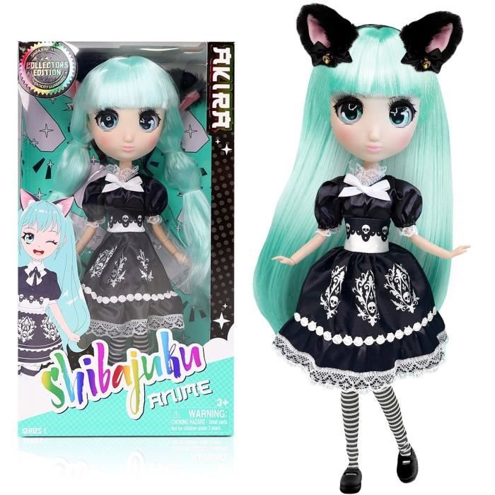 Grande bambola Kawai in stile giapponese da 30 cm - Akira Doll - BANDAI - Licenza ufficiale Shibajuku Anime