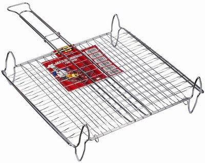 GRATICOLA GRIGLIA TIPO BOMBATO IN ACCIAIO CROMATO CM.30X40