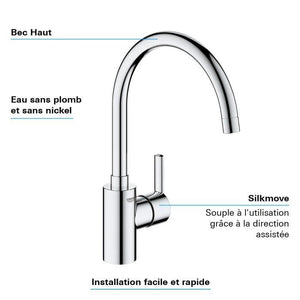 GROHE - Miscelatore monocomando per lavabo