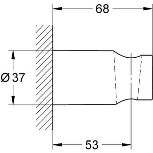 GROHE - Supporto doccia a parete