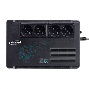 Gruppo di continuità UPS 650VA con 4 prese Line Interactive