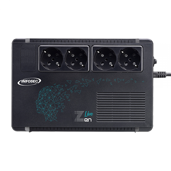 Gruppo di continuità UPS 650VA con 4 prese Line Interactive