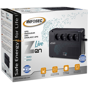 Gruppo di continuità UPS 650VA con 4 prese Line Interactive