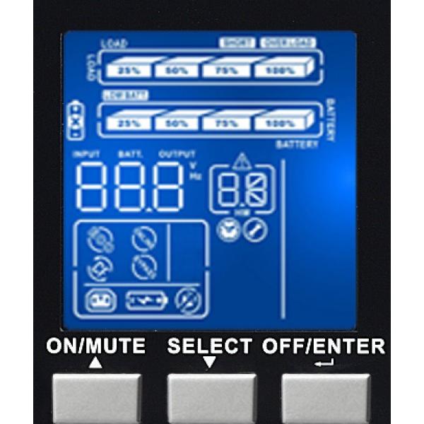 Gruppo di Continuità UPS E3 Pro 1000VA 900W On Line Doppia Conversione