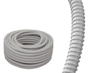 GUAINA FLESSIBILE GRIGIA PER CAVI ESTERNI D.25 MM MT.30 TUBI TUBAZIONE ESTERNA