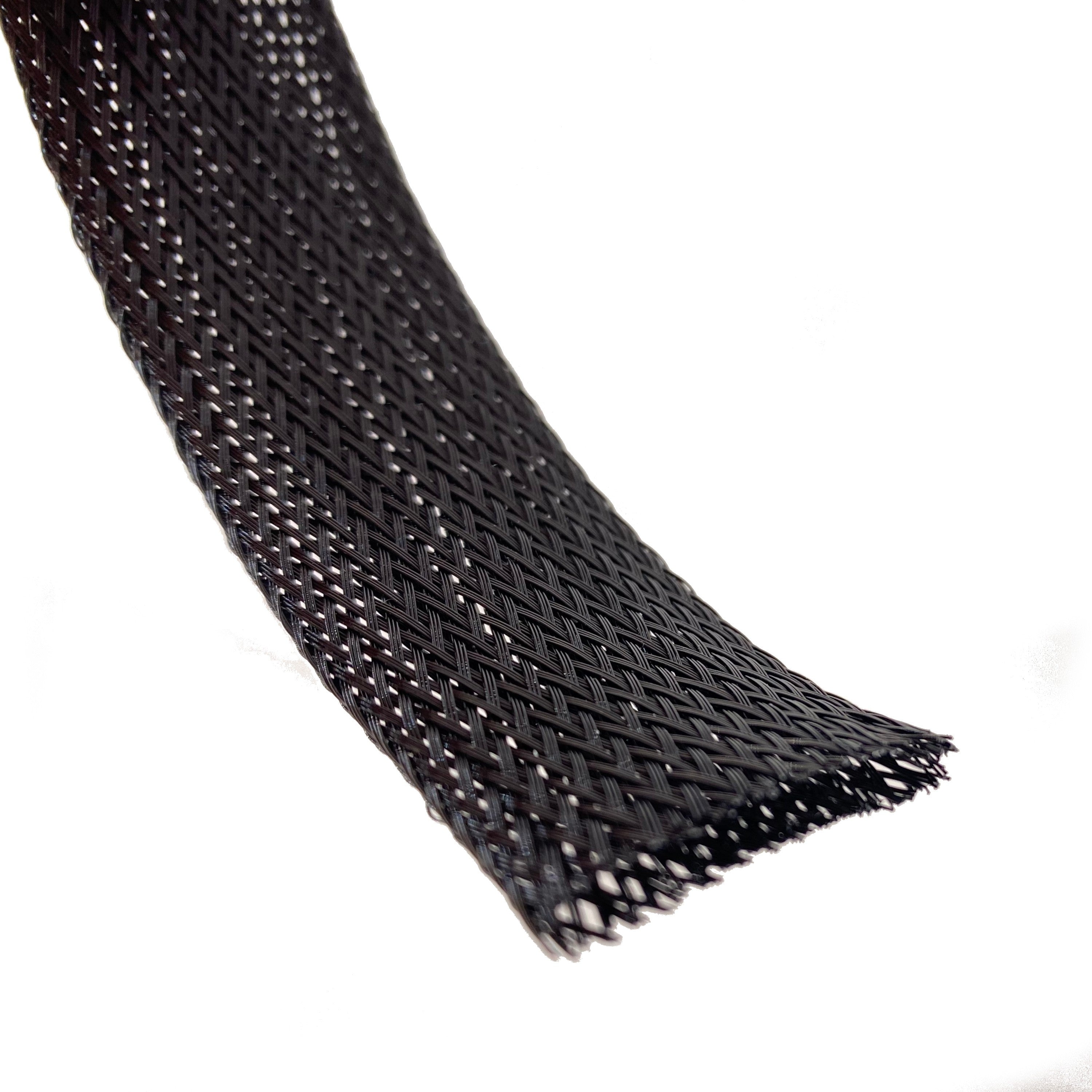 Guaina trecciata diametro 20 nero Aleyay