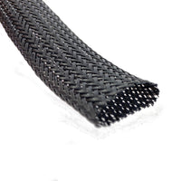 Guaina trecciata diametro 25 nero Aleyay