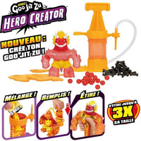 Hero Creator Blazagon Figura 11 cm - HERoeS OF GOO JIT ZU - Kit per la creazione di texture personalizzate