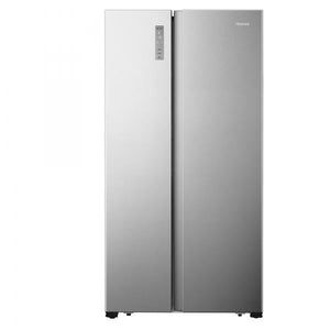 Hisense Frigo Side By Side Total Nofrost 662lt F 91cm Silver Rs677n4aif
