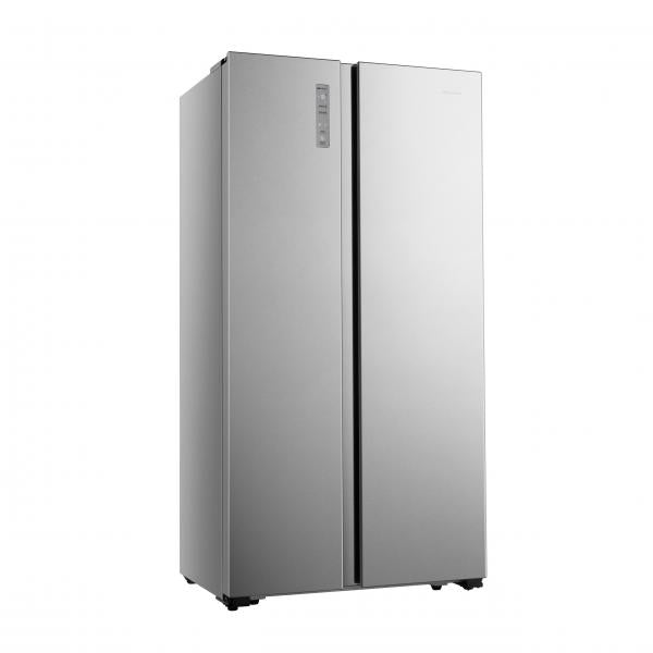 Hisense Frigo Side By Side Total Nofrost 662lt F 91cm Silver Rs677n4aif