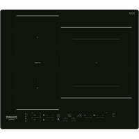 HOTPOINT HB2760BNE - Piano cottura a induzione - 3 zone - 7200W totali - L 59 cmX P 51 cm - Nero