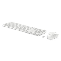 HP 650 - set tastiera e mouse - AZERTY francese - bianco