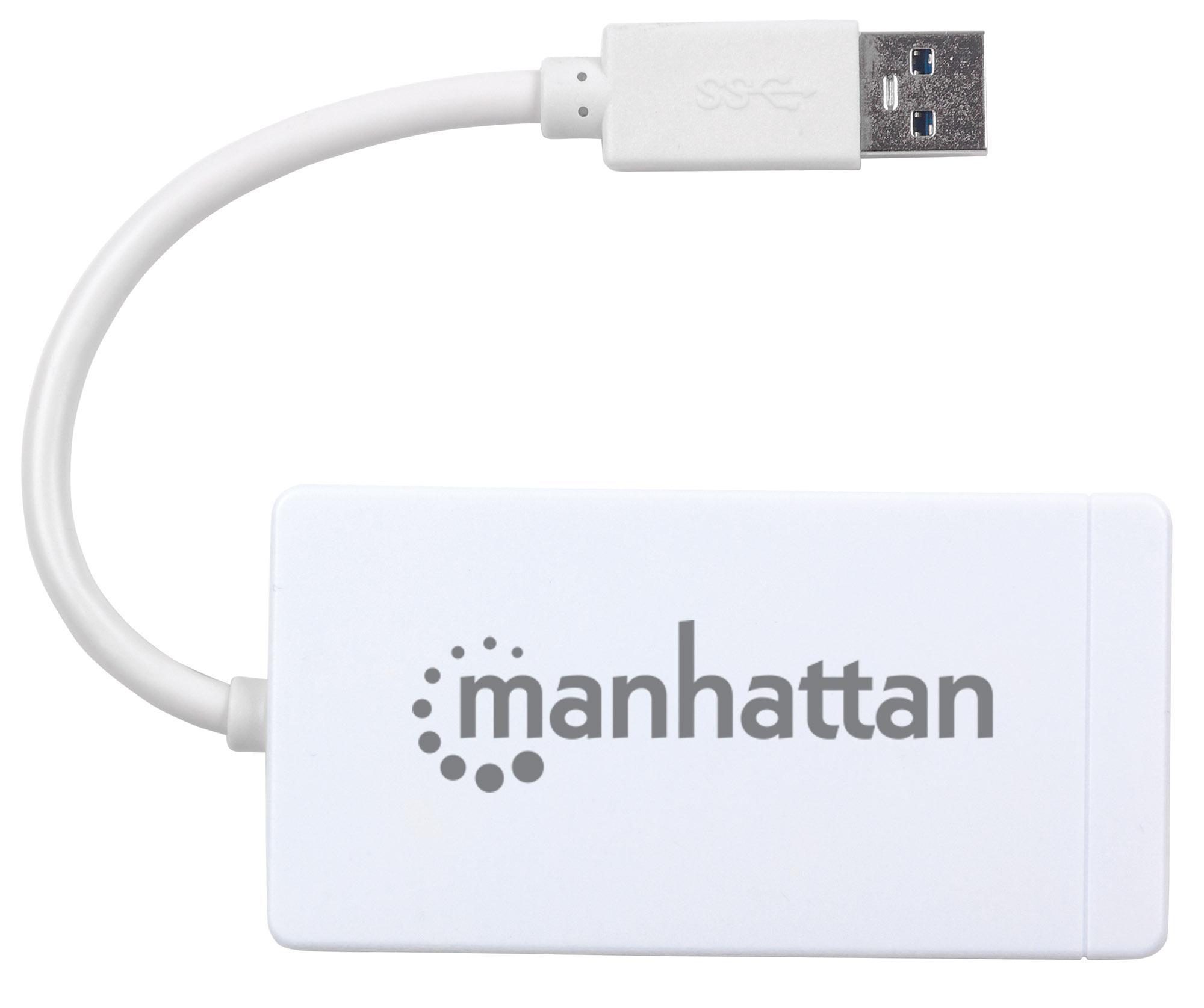 Hub 3 porte USB 3.0 con Adattatore Ethernet Gigabit