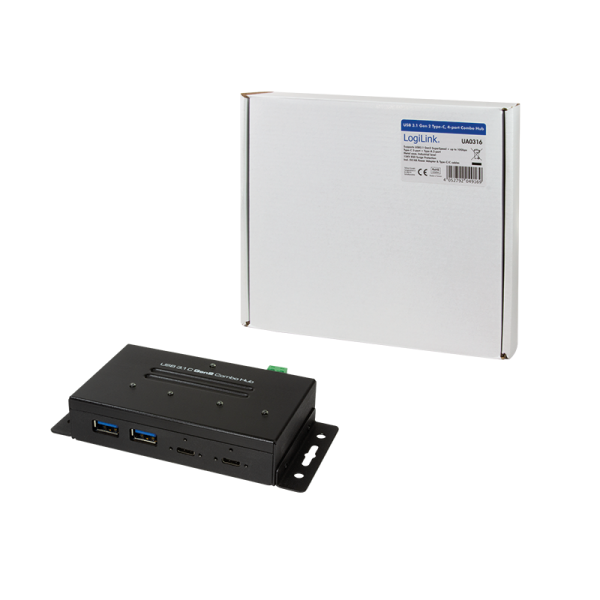 Hub USB-C 3.2 Gen 2, 4 Porte in Metallo