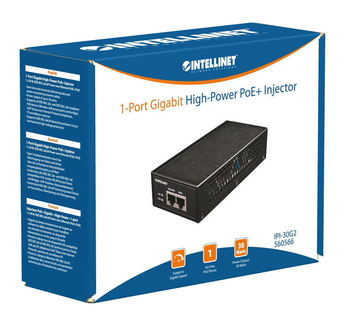 Iniettore Gigabit High-Power PoE+