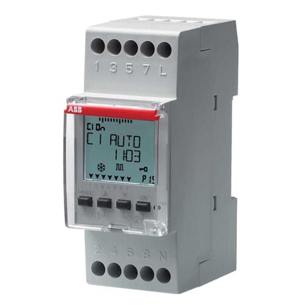 Interruttore Digitale a Tempo 2 Canali con Chiave Program. D2 SYNCHRO (M277363) Abb