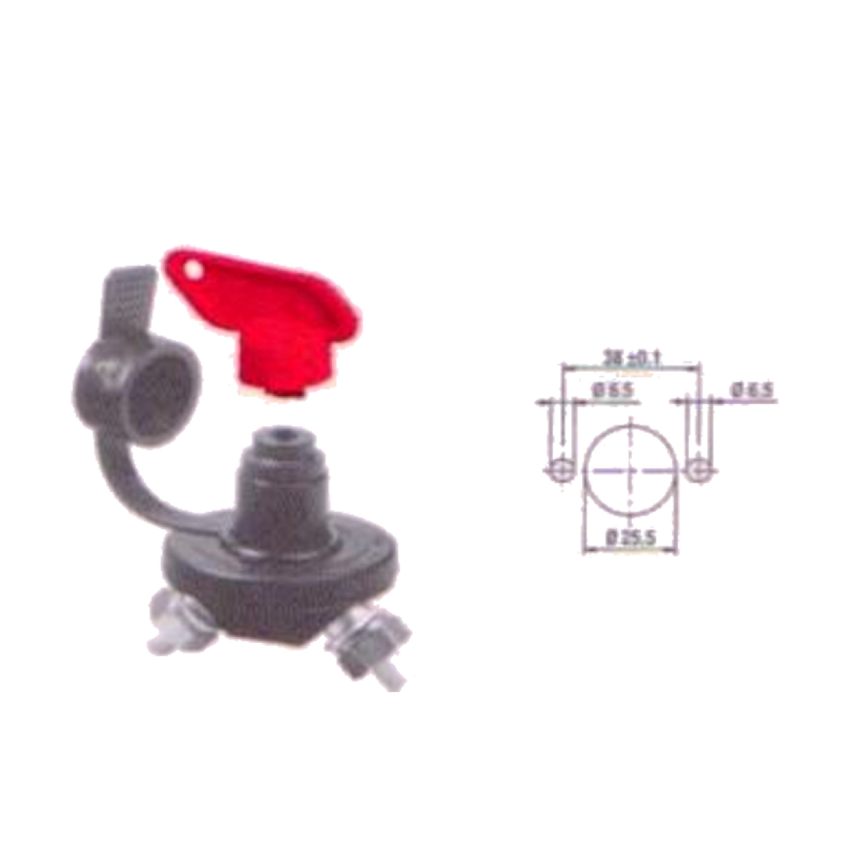 Interruttore generatore di corrente 150A 12/24V Aleyay