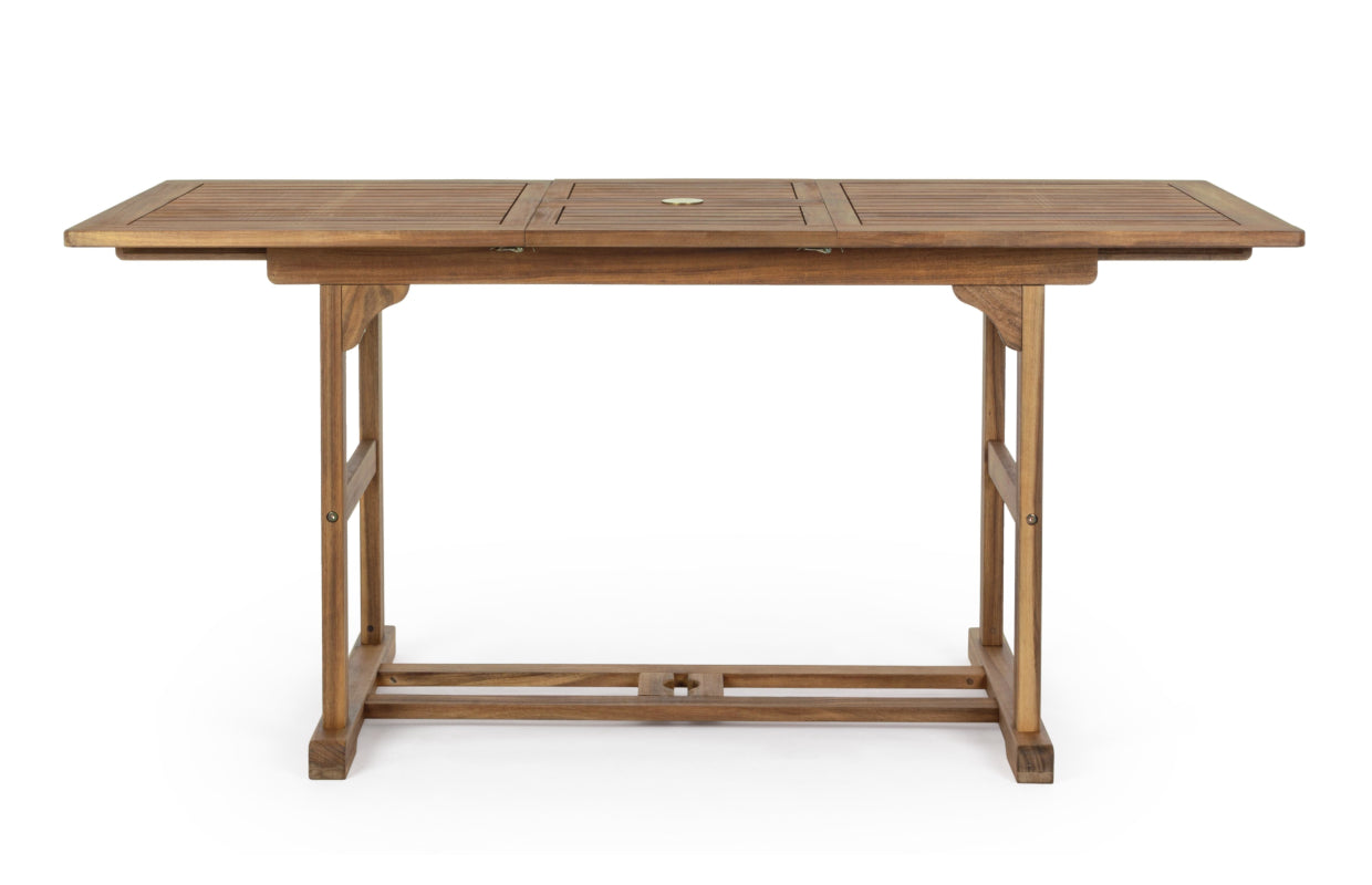 Tavolo Allungabile da Esterno Giardino in Legno foro Ombrellone Noemi Bizzotto