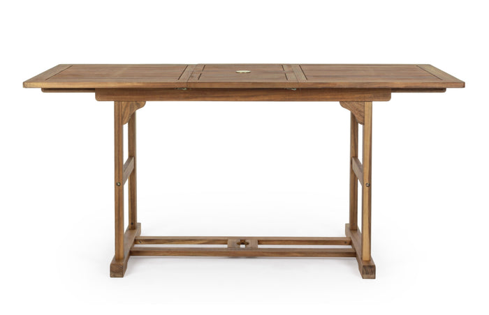 Tavolo Allungabile da Esterno Giardino in Legno foro Ombrellone Noemi Bizzotto