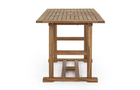 Tavolo Allungabile da Esterno Giardino in Legno foro Ombrellone Noemi Bizzotto