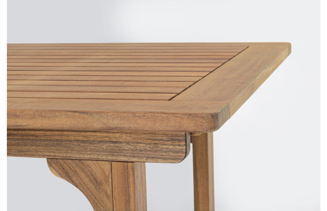 Tavolo Allungabile da Esterno Giardino in Legno foro Ombrellone Noemi Bizzotto