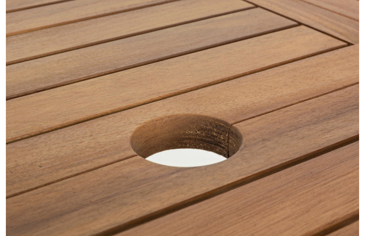 Tavolo Allungabile da Esterno Giardino in Legno foro Ombrellone Noemi Bizzotto