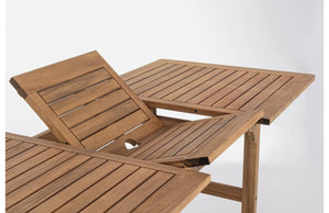 Tavolo Allungabile da Esterno Giardino in Legno foro Ombrellone Noemi Bizzotto