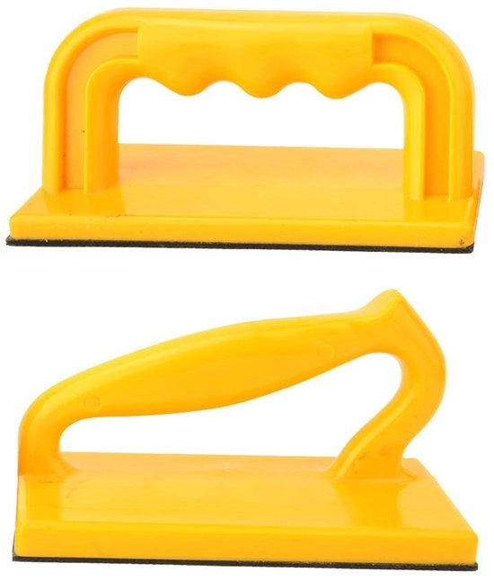 Set di bloccaggi di sicurezza in gomma antiscivolo 2 pezzi - per lavorazione del legno - maniglia inclinata/rettangolare - lavabile con acqua calda - blocco per sega