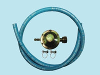 KIT REGOLATORE TUBO PER STUFE BARBECUE A GAS PIETRA LAVICA FASCETTE BBQ SET