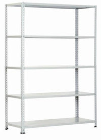 KIT SCAFFALI SCAFFALE IN KIT 5 PIANI IN LAMIERA VERN CM100x40x200H ASTE SPEZZATE