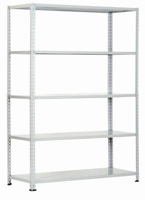 KIT SCAFFALI SCAFFALE IN KIT 5 PIANI IN LAMIERA VERN CM100x40x200H ASTE SPEZZATE