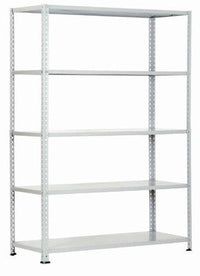 KIT SCAFFALI SCAFFALE IN KIT 5 PIANI IN LAMIERA VERN. CM.80x40x200H ASTE INTERE