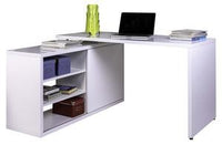 KIT SCRIVANIA CM.150X69/120X74H BIANCO LUCIDO