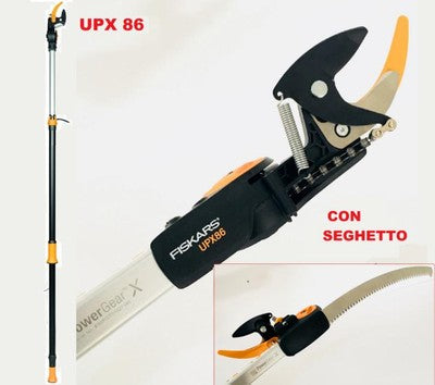 KIT SVETTATOIO TRONCARAMI + SEGHETTO UP86+UP80 TAGLIA FINO A 6MT