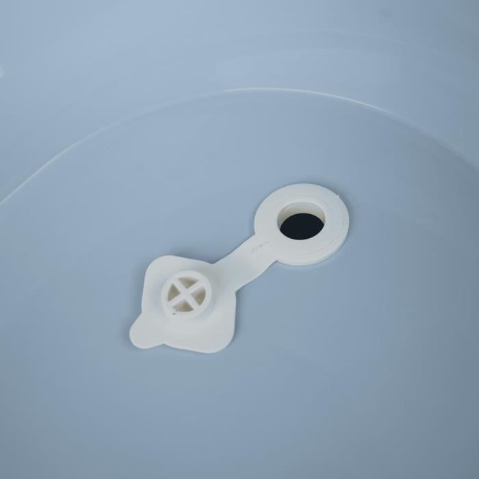 KIT VASCA THERMOBABY VASCO Fleur Bleue: vasca + piedini + tubo di scarico