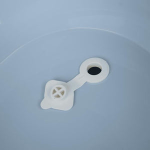 KIT VASCA THERMOBABY VASCO Fleur Bleue: vasca + piedini + tubo di scarico