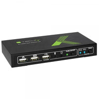 KVM switch 2x1 con USB e HDMI 4K