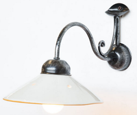 LAMPADA APPLIQUE ATMOSFERA FERRO BATTUTO LAPADE APPLIQUE LAMPIONE LANTERNE